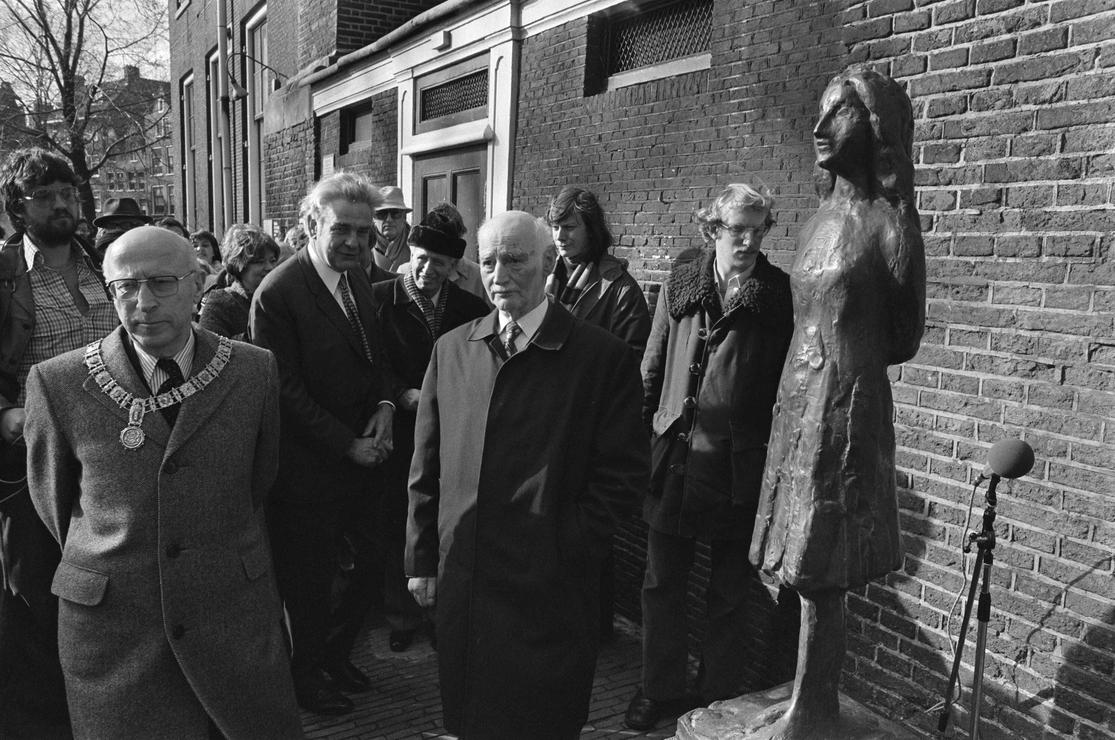 Monument Anne Frank Westermarkt Amsterdam