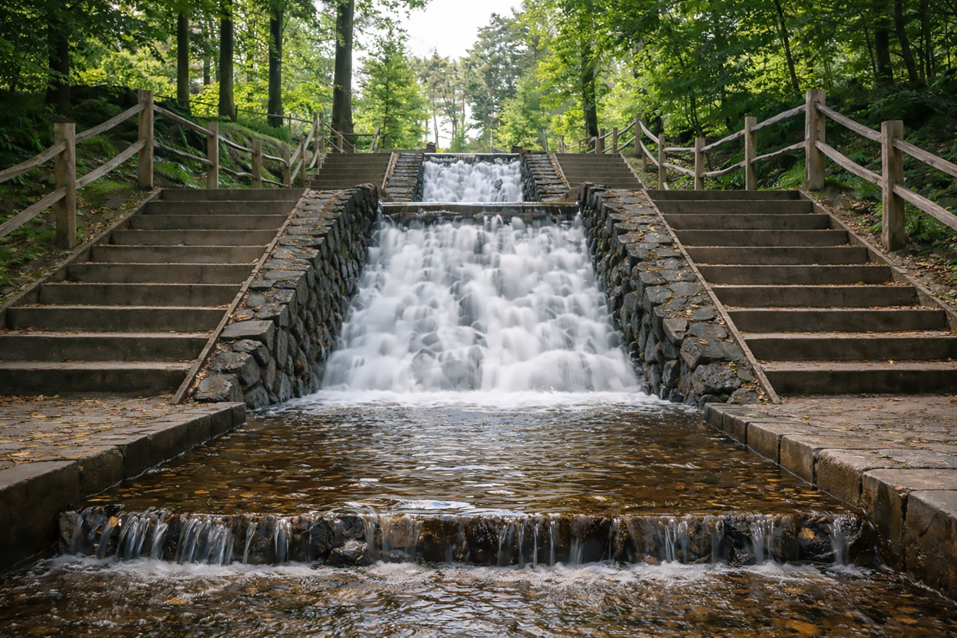 Fahrradroute zum Loenense Wasserfall